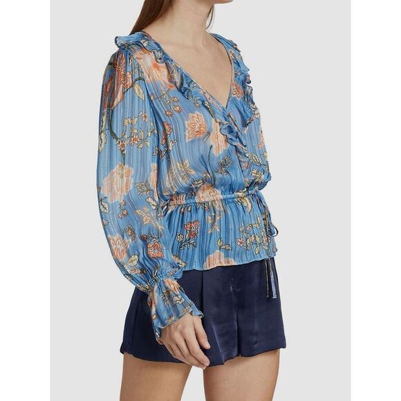 Ramy Brook Printed Veronica Blouse - Picture 3 of 9